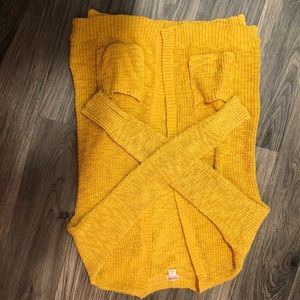 Mossimo yellow cardigan